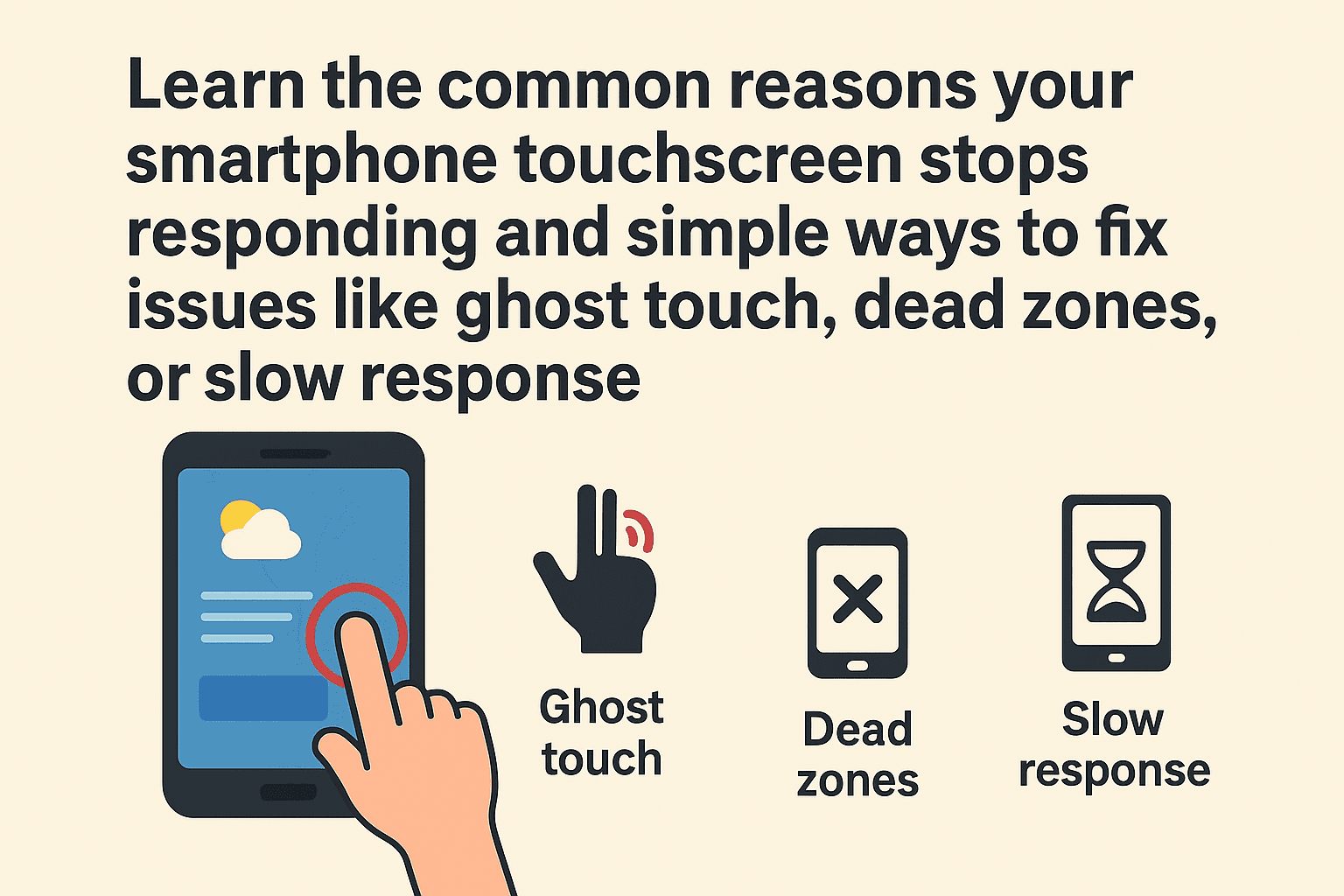 Common Causes of Unresponsive Smartphone Touchscreens & Fixes