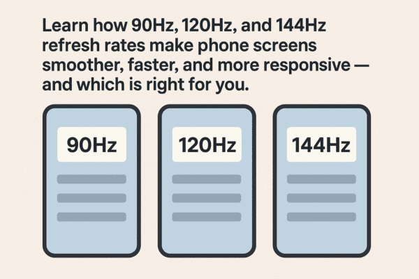 Understanding 90Hz, 120Hz & 144Hz Smartphone Displays