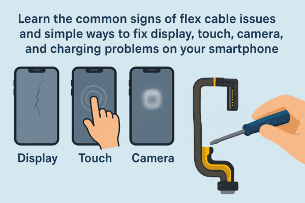 Image showcasing Common Smartphone Flex Cable Issues & Easy Fixes